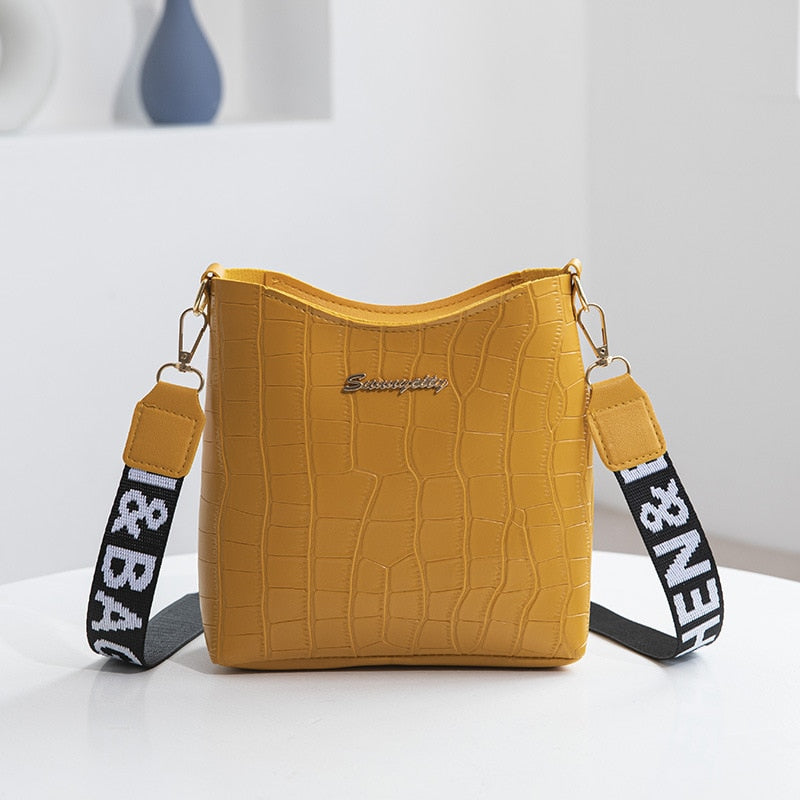 Drune Jaunty Umhängetasche | Damen Mini Crossbody Eimer Handtasche