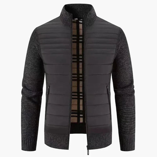 Drune | Strickjacke im koreanischen Stil - Modische Slim Fit Übergangsjacke für Freizeit & Alltag