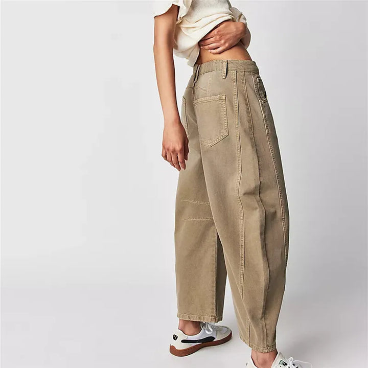 Drune | Hohe Taille Vintage-Jeans für Damen