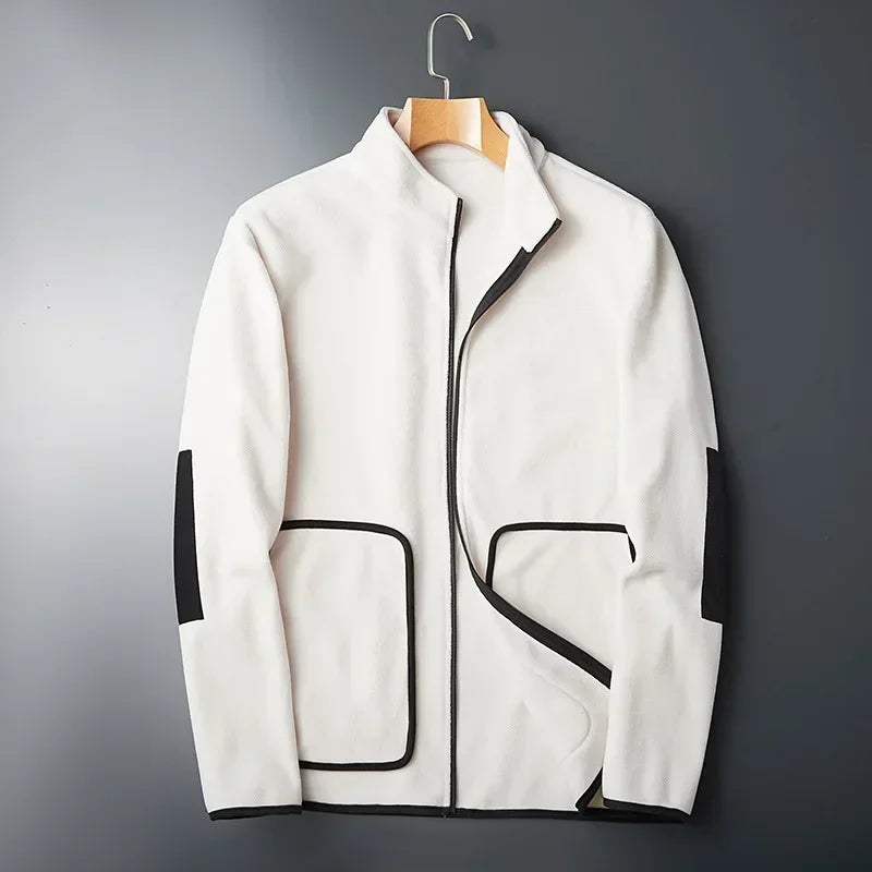 Drune | Herren-Fleecejacke mit kontrastierenden Details - Erian