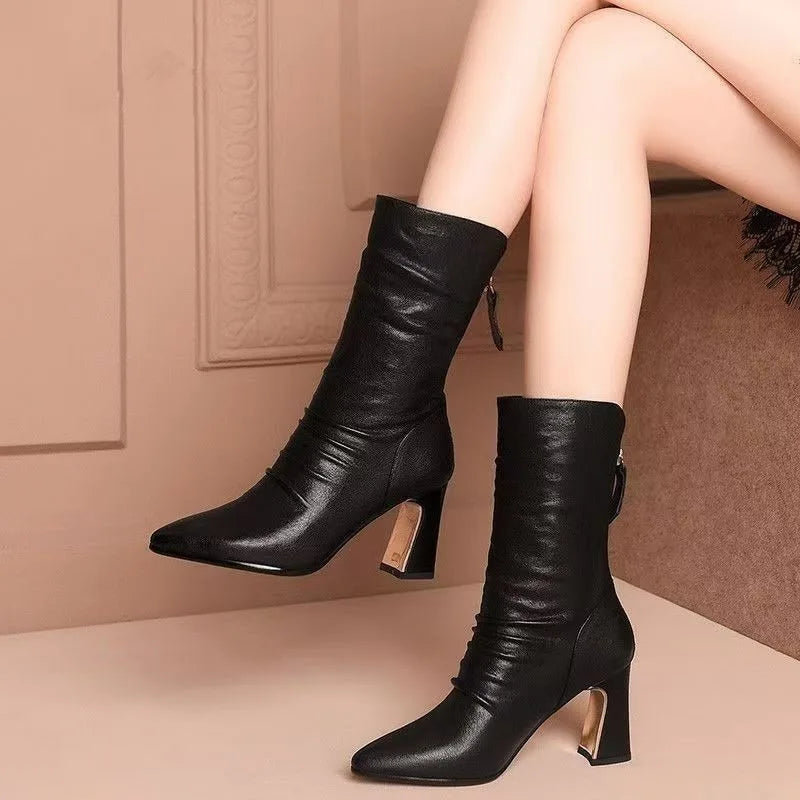 Drune | Stylische Absatz-Stiefeletten