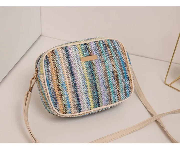Drune | Moderne, Sommerliche, Elegante, Mehrfarbige Umhängetasche Für Damen