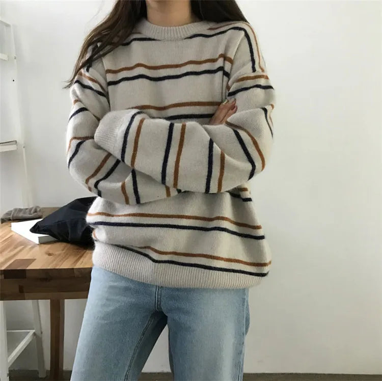 Drune | Strickpullover mit Rundhalsausschnitt