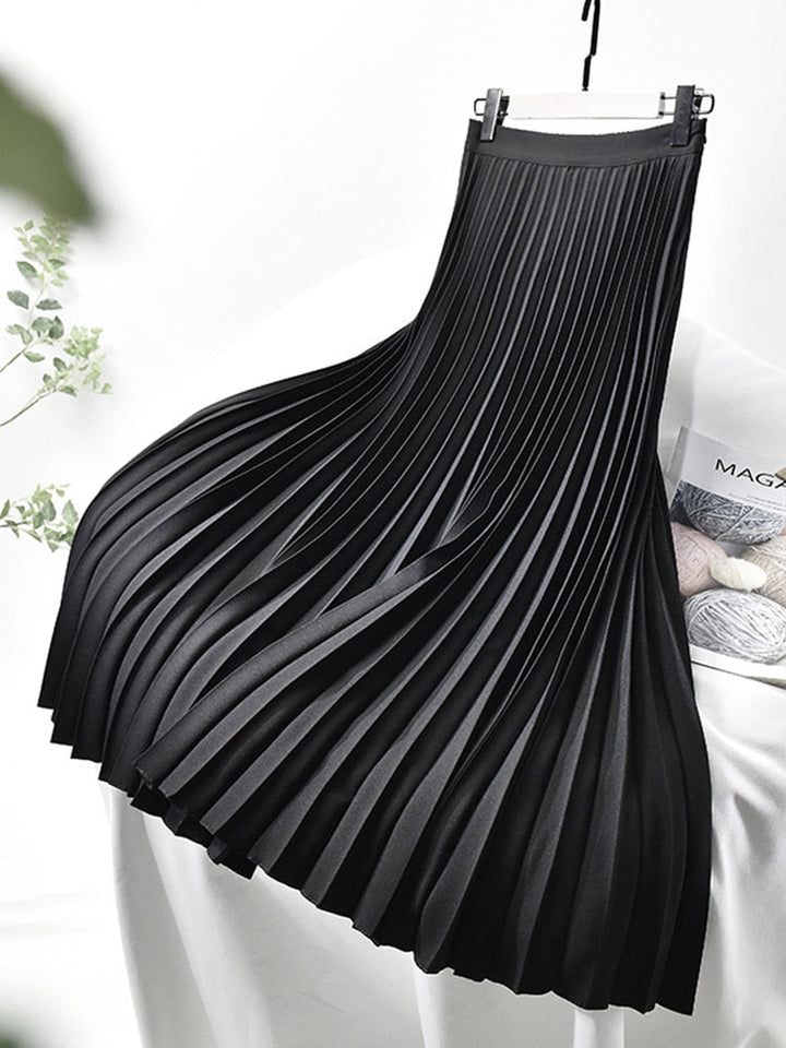Drune | Eleganter, Chic Plissee-Rock Nesha