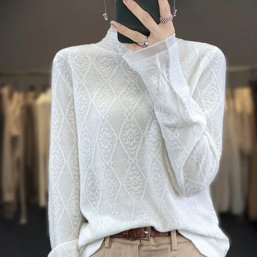 Drune | Kaschmirpullover mit Karomuster