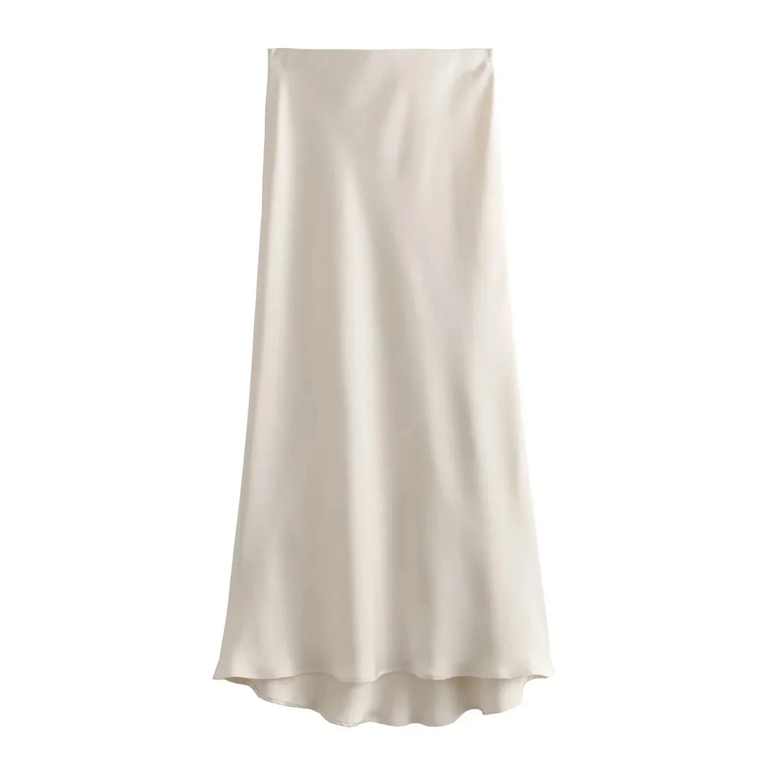 Drune | Satin Maxirock Für Damen
