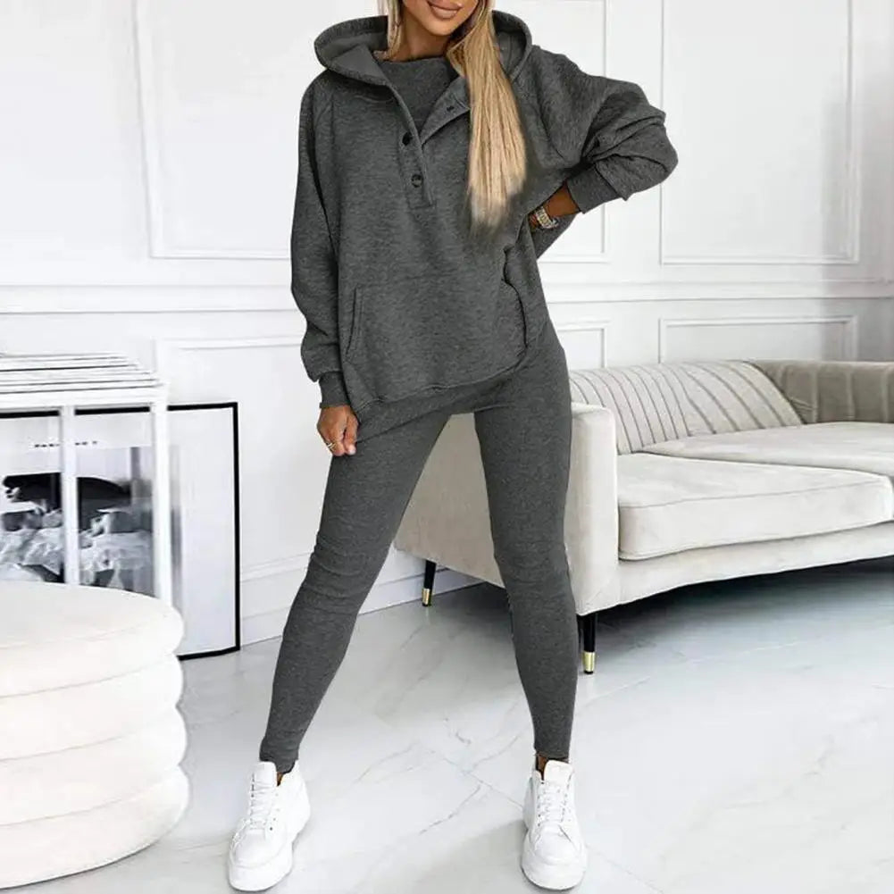 Drune | Zweiteilige Damen-Set mit Kapuzenpullover