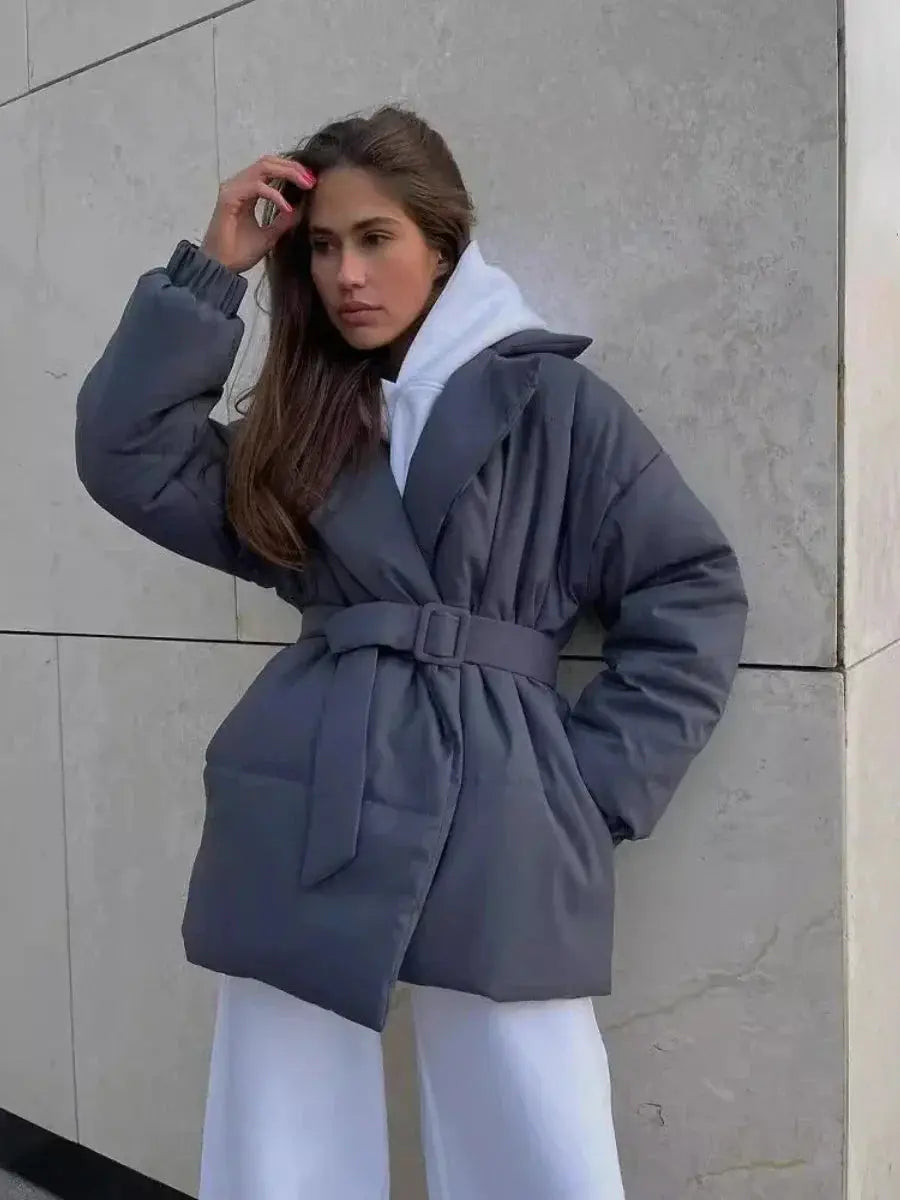 Drune | Pufferjacke mit Gürtel