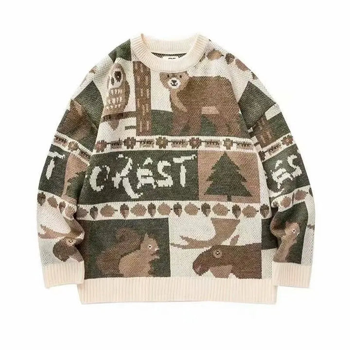 Drune – Oversize Strickpullover, Lässige Passform