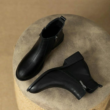 Drune | Knöchelhöhe Stiefel mit Reißverschluss und modernem Design