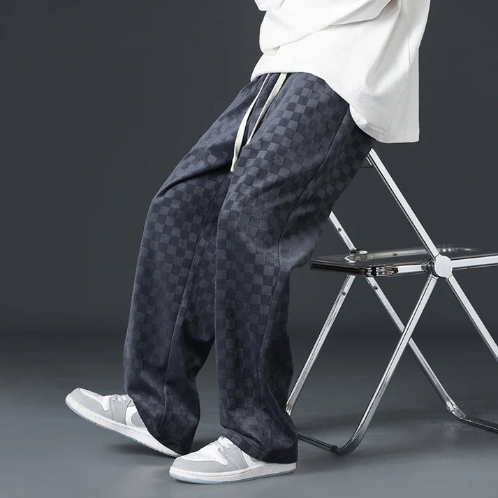 Drune | Stylische Jogginghose Mit Karomuster