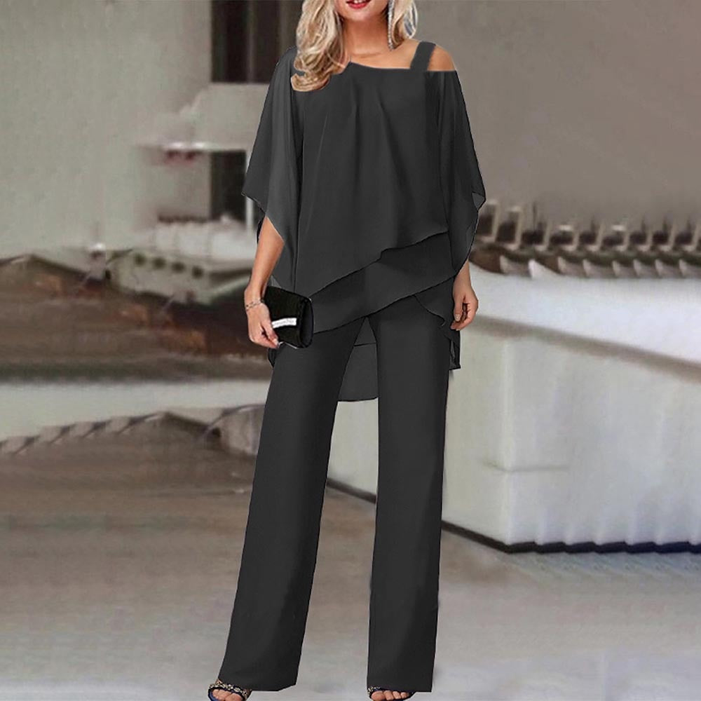 Drune | Jumpsuit | Eleganter Zweiteiler mit Cold Shoulder