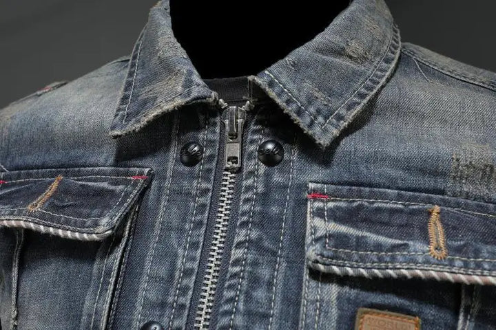 Drune | Retro Jeansjacke