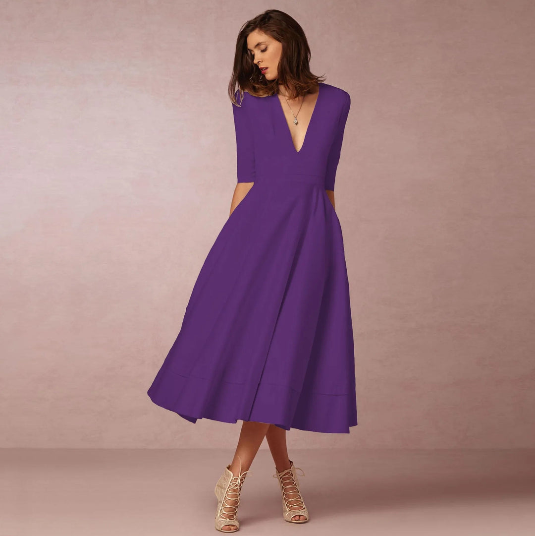 Drune | Elegante Lange Damenkleid