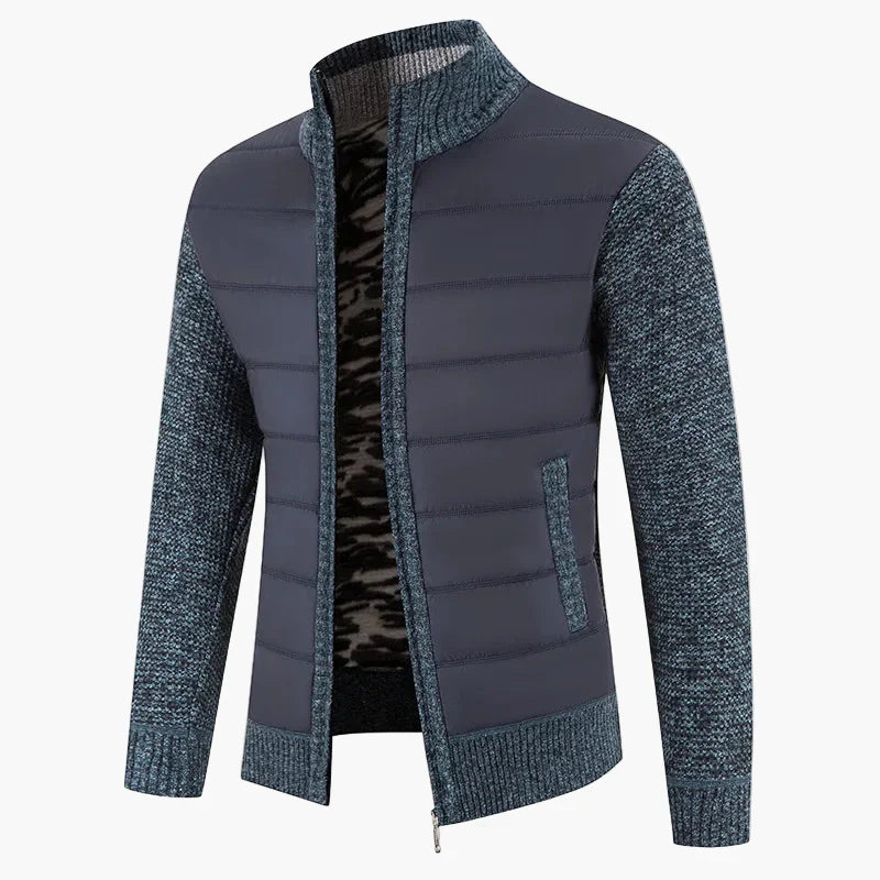 Drune | Stepp-Strickjacke mit Reißverschluss - Lässiger Urban Style für Alltag und Freizeit