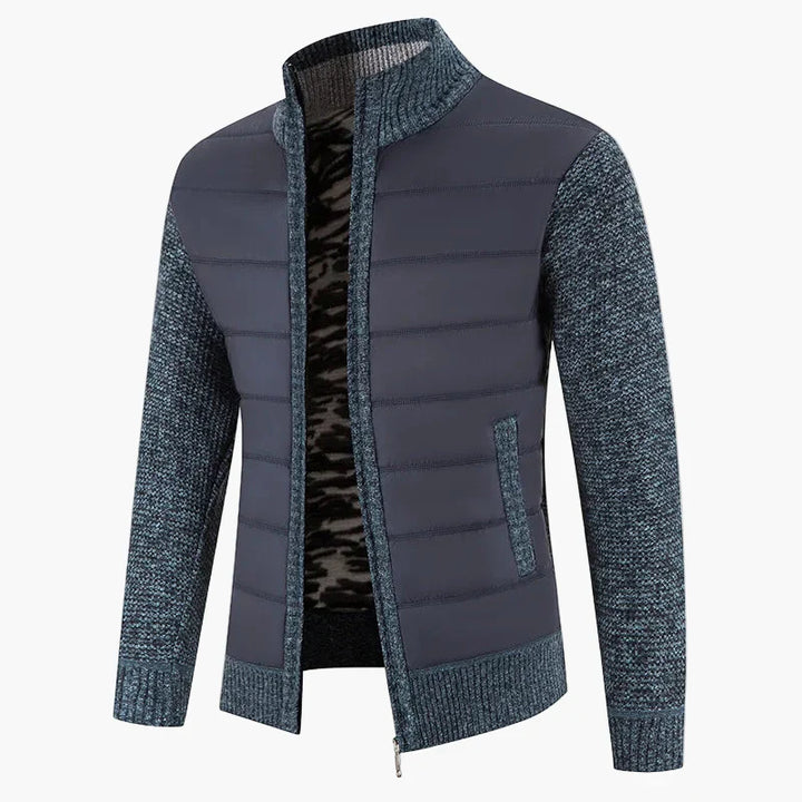 Drune | Stepp-Strickjacke mit Reißverschluss - Lässiger Urban Style für Alltag und Freizeit