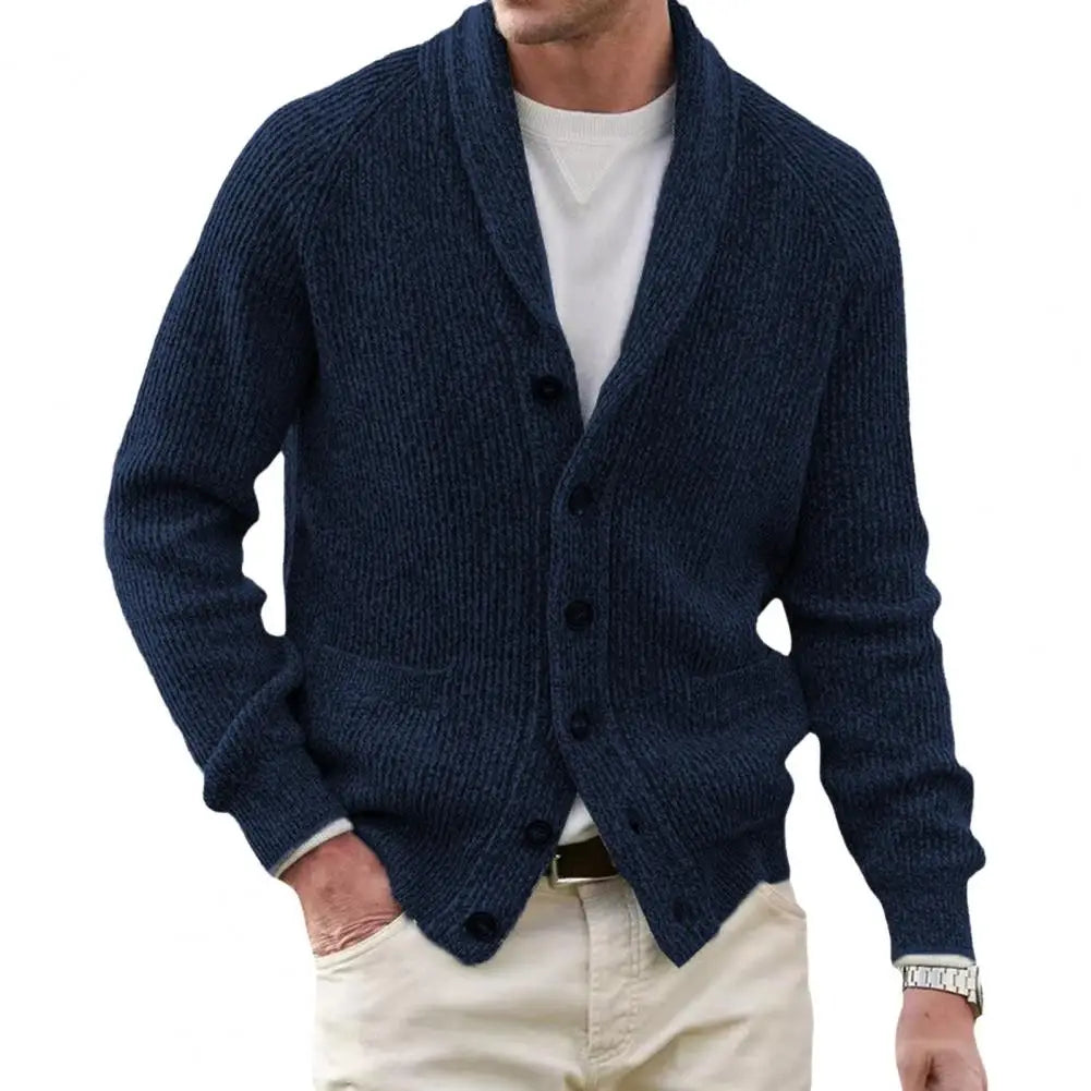 Drune | Strickjacke mit Knöpfen Wollmischung Klassisch und Komfortabel