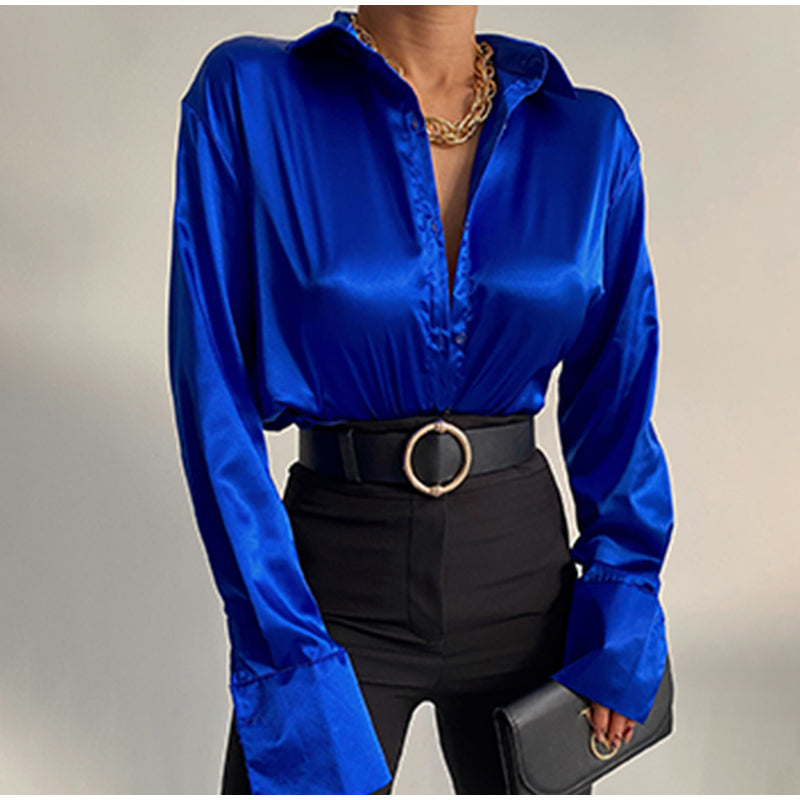 Drune | Satin-Bluse - Die perfekte Bluse für jeden Anlass!