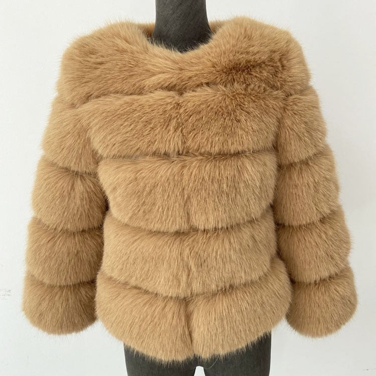 Drune |  Winterjacke mit Veganem Fell - Perfekt für Alltagsmode für Damen