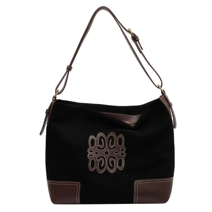 Drune | Damen Luxus Marke Messenger Taschen Retro Braun Crossbody Tote Taschen Eimer Clutch Tasche Einkauf Große Kapazität Reisetasche