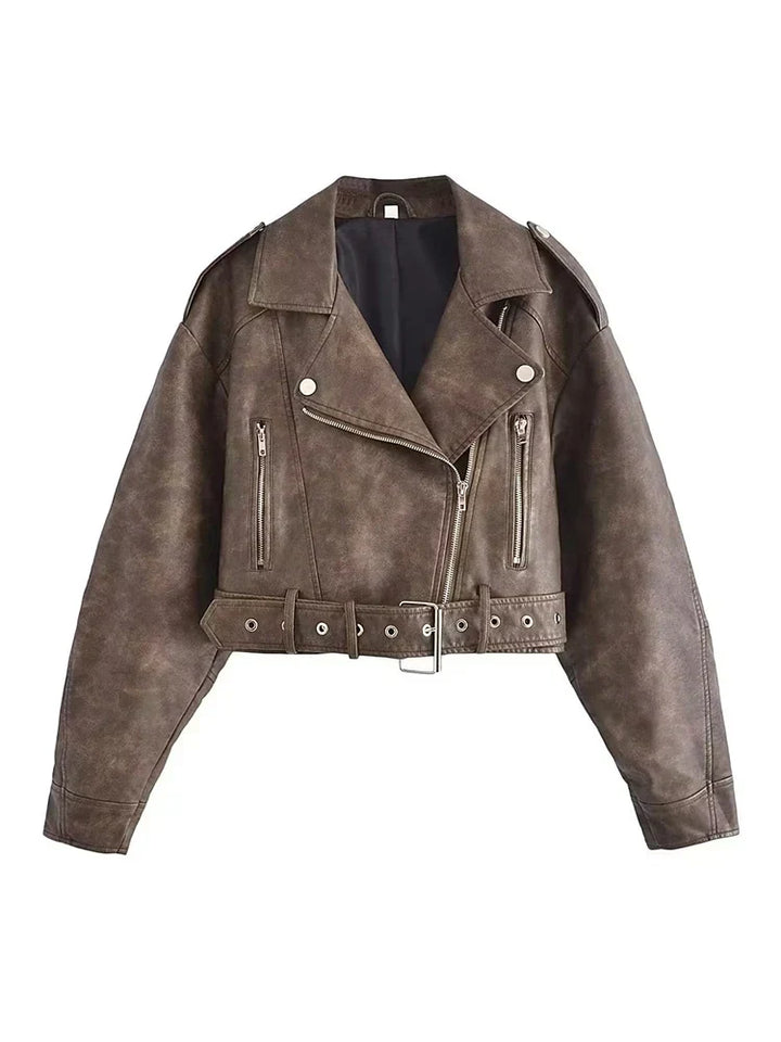 Drune | Winter Damen jacke mit Gürtel
