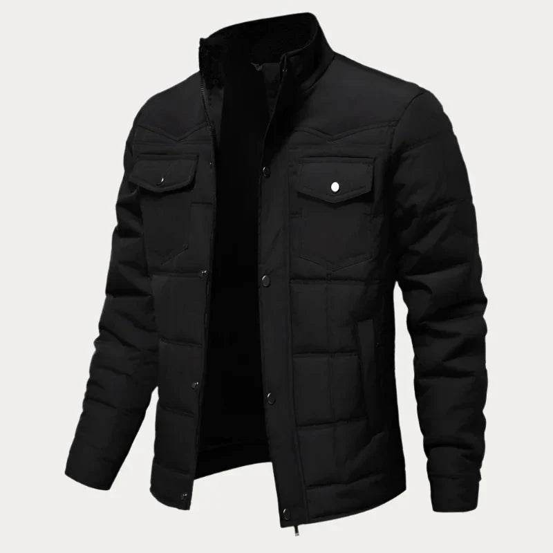Drune | Moderne Gepolsterte Jacke mit Fronttaschen für Herren