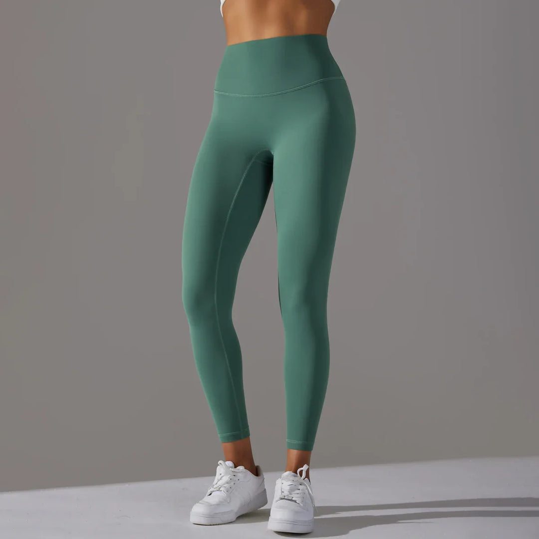 Drune | Atmungsaktive hohe Taille Yoga Leggings für Damen zum Sport, Laufen und Radfahren