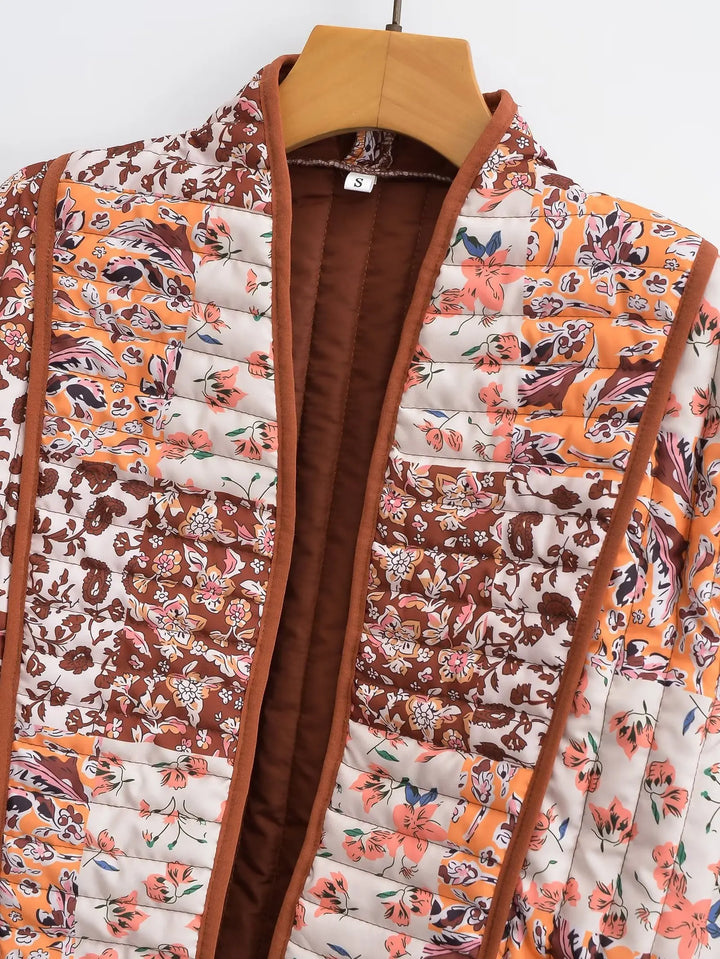 Drune | Wintermantel mit Blumenmuster