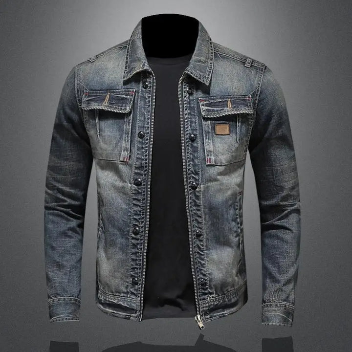 Drune | Retro Jeansjacke