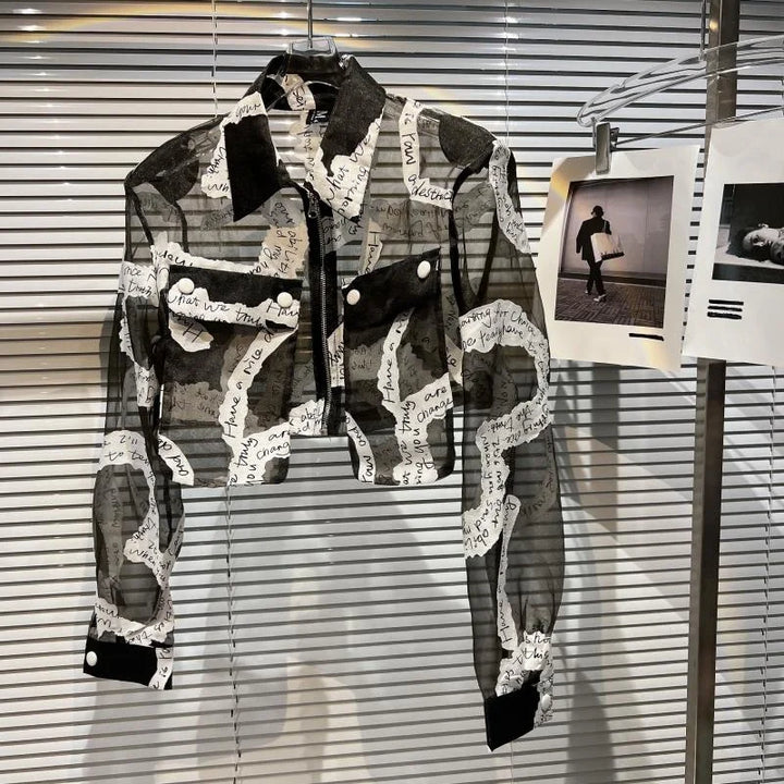 Drune | Ich kann mir keine Liebe leisten Crop Jacke