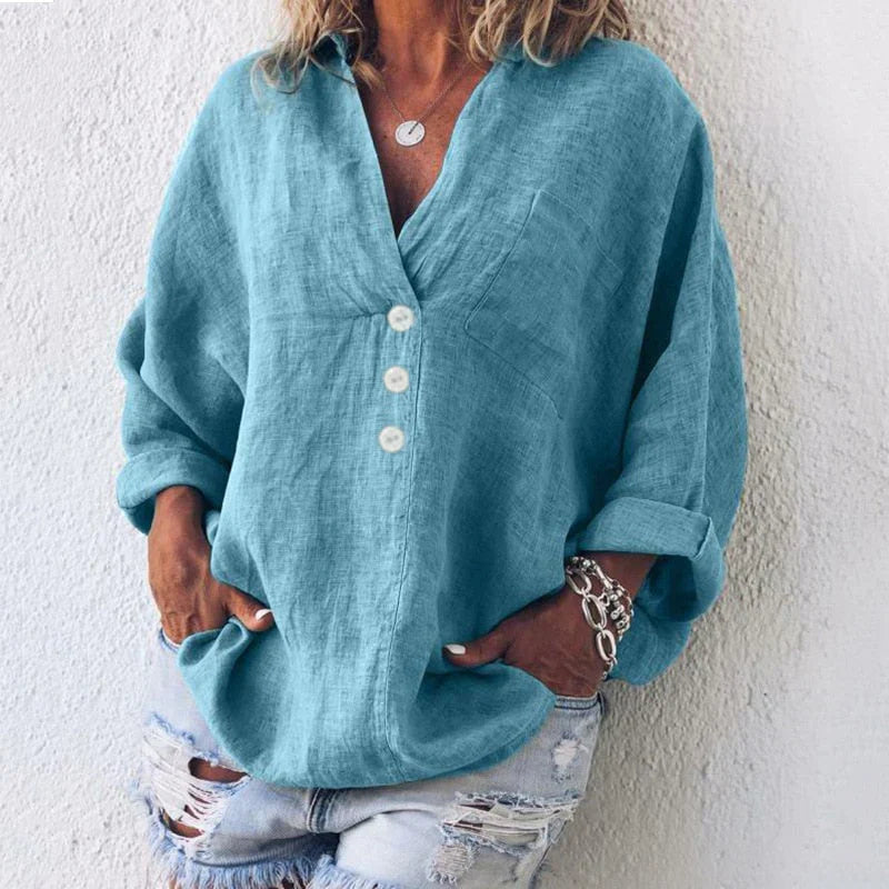 Drune | Modische Leinenbluse