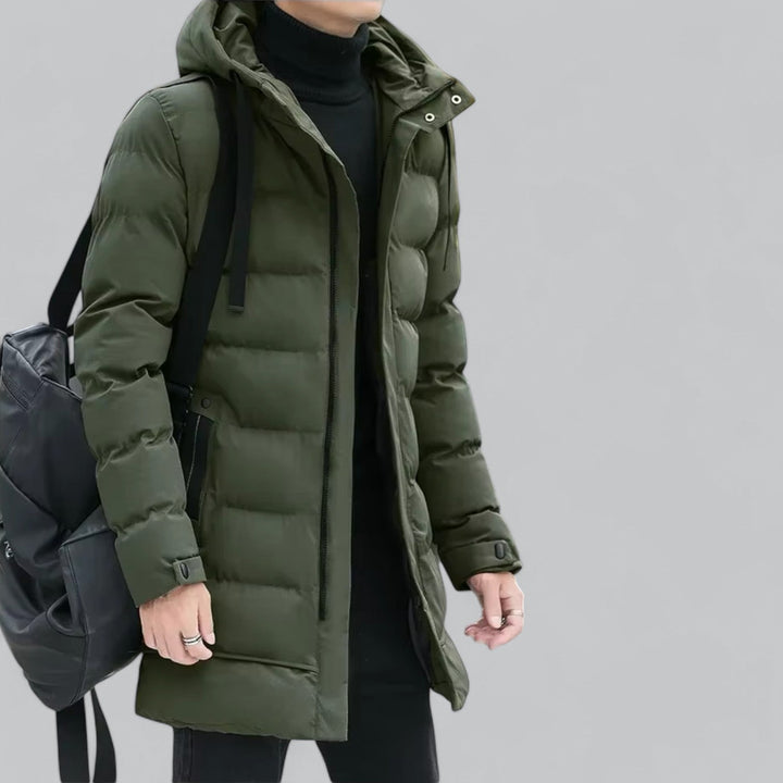 Drune | Elegante lange Winterjacke für Männer