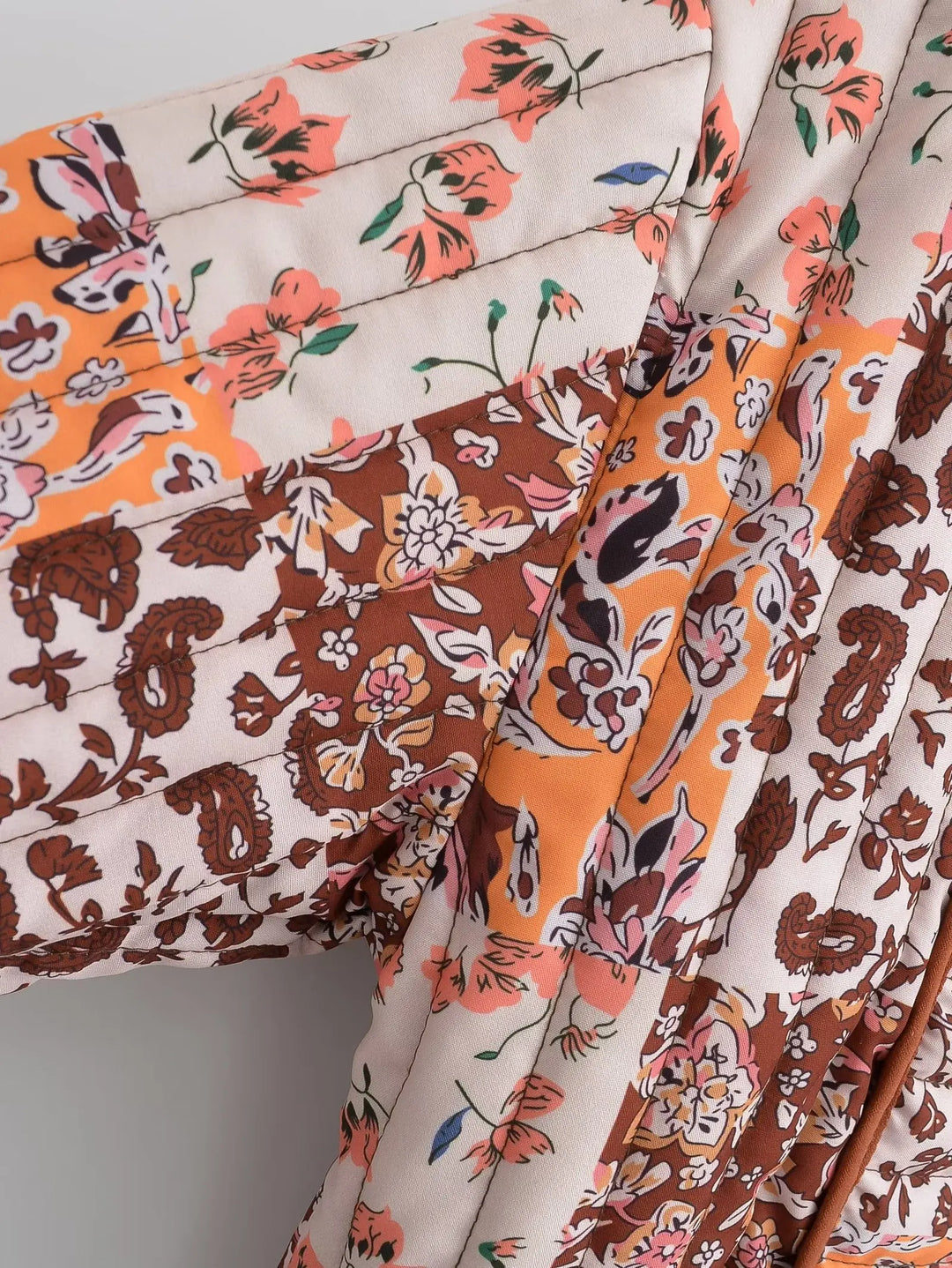 Drune | Wintermantel mit Blumenmuster
