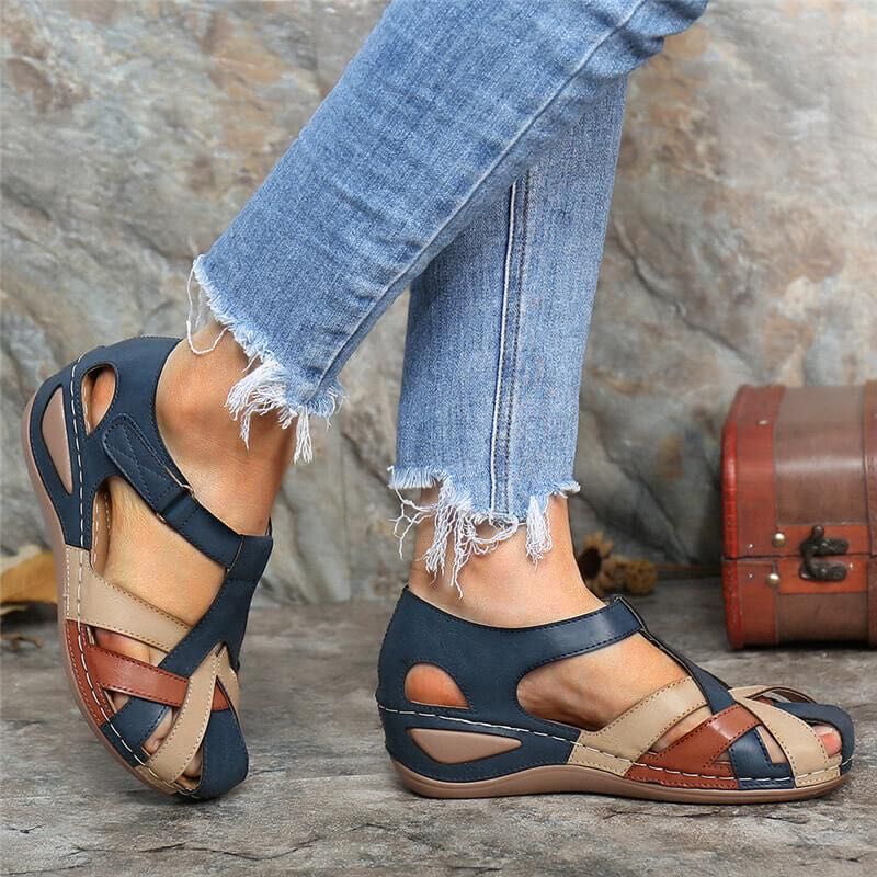Drune | Orthopädische Retro-Sandalen