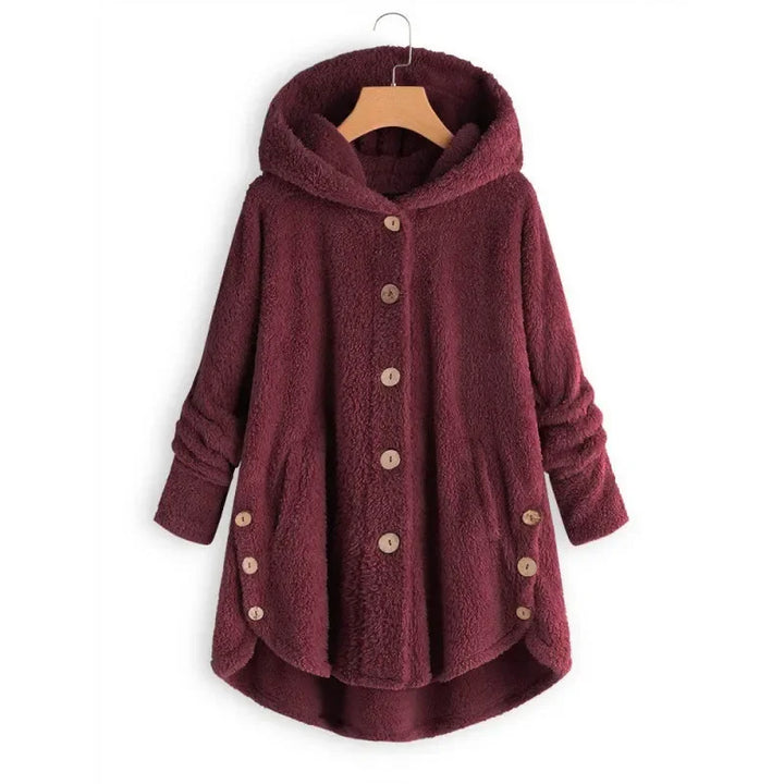 Drune | Fleece Jacke für Damen - Mit Kapuze