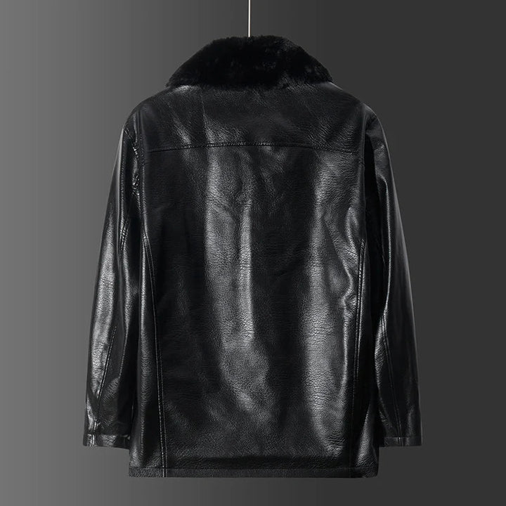 Drune | Lederjacke mit Kragen - Liam