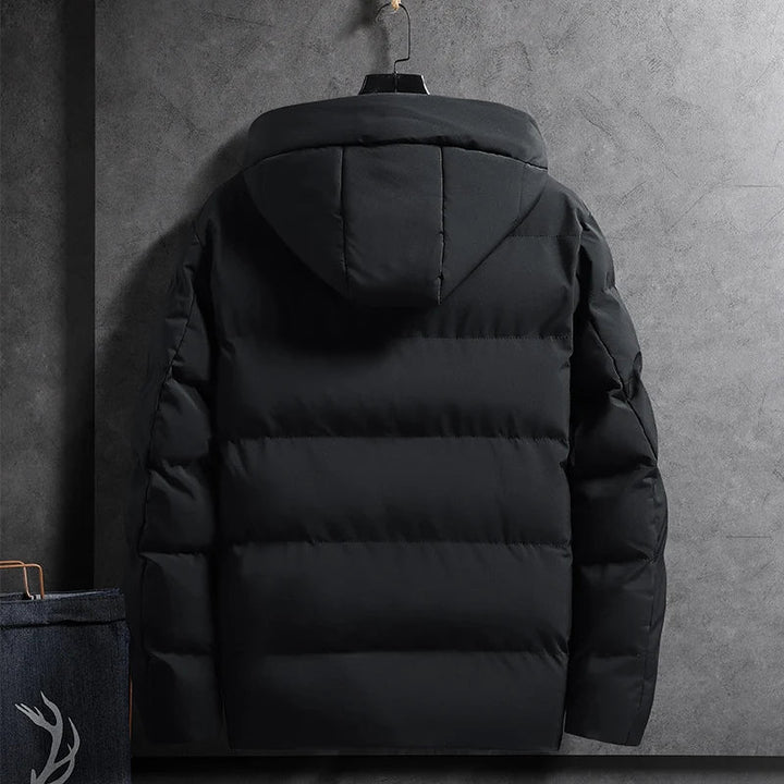 Drune | Gepolsterte Winterjacke mit Kapuze Polyester Warm und Funktional