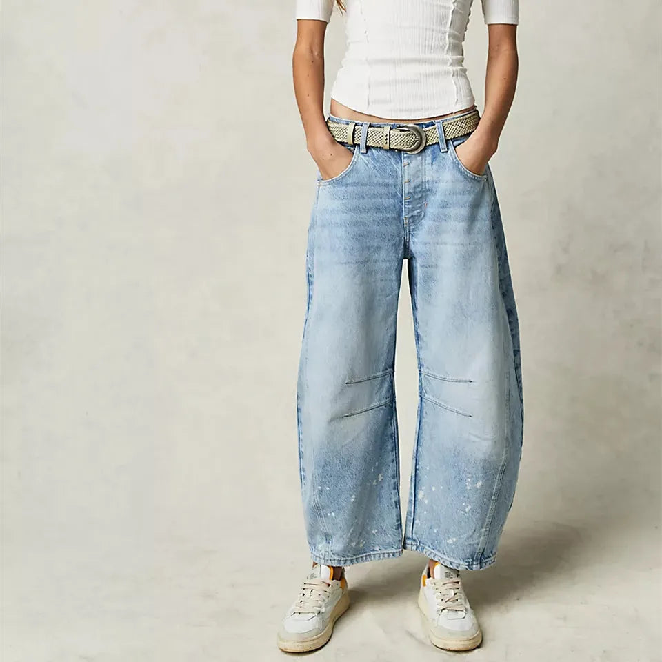 Drune | Hohe Taille Vintage-Jeans für Damen