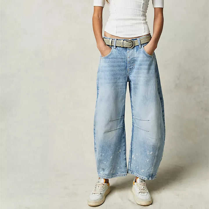Drune | Hohe Taille Vintage-Jeans für Damen