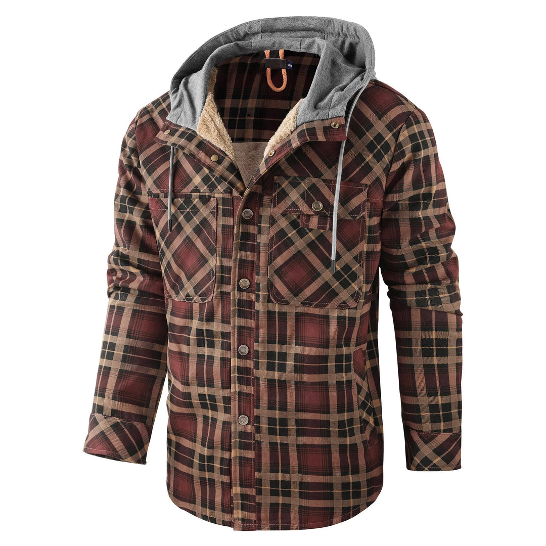 Drune | Lässige Herbst Karierte Hemd Jacke für Unisex