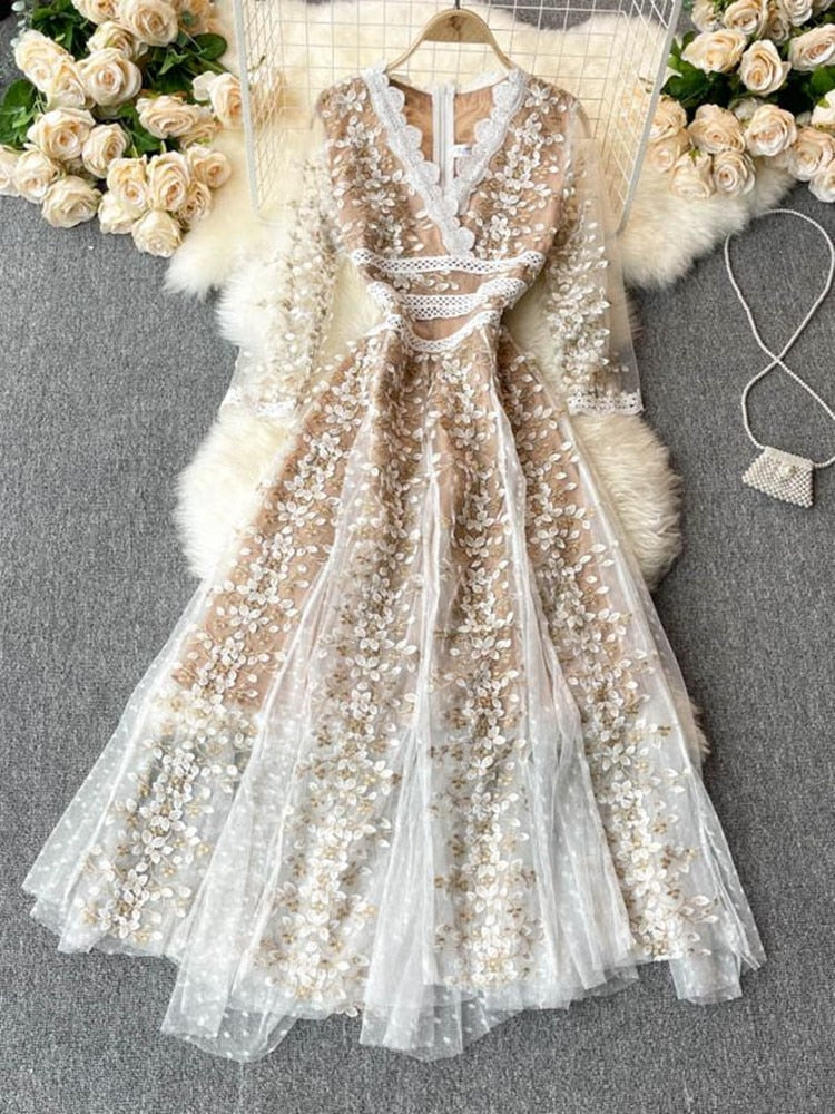Drune | Glaub an alles Midi Kleid