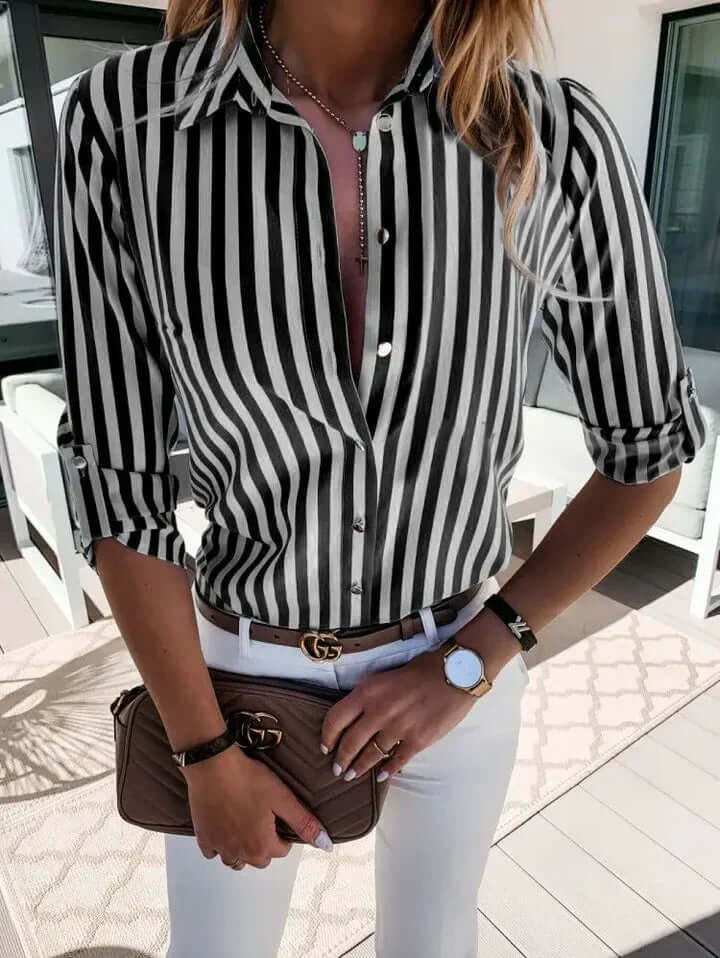 Drune | Maritime Gestreifte Bluse