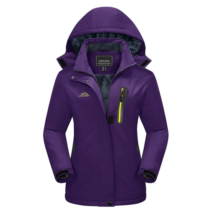 Drune | Damen Schneeski-Jacke mit Hoodie-Stil