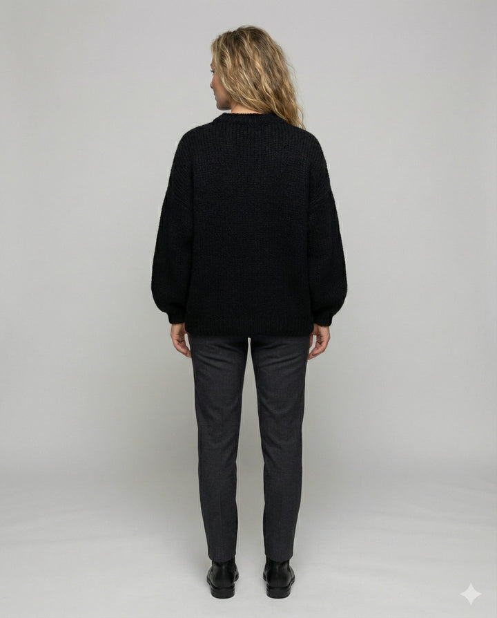 Flauschiger Oversize Pullover Damen | Drune