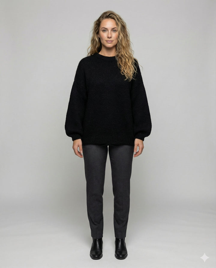 Flauschiger Oversize Pullover Damen | Drune