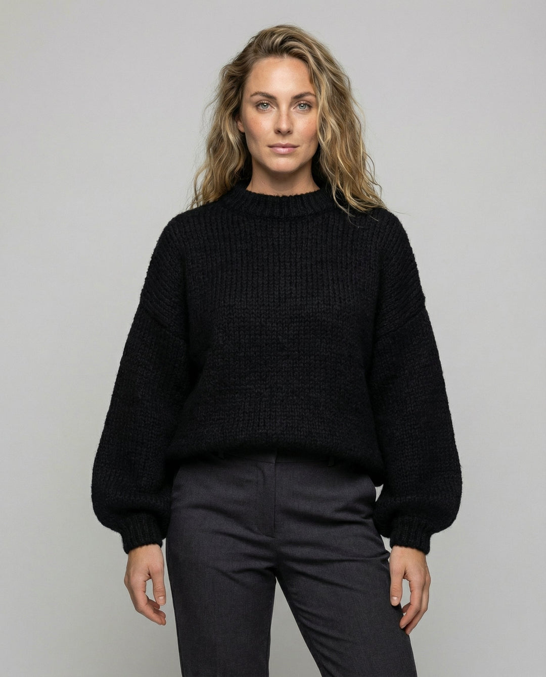 Flauschiger Oversize Pullover Damen | Drune