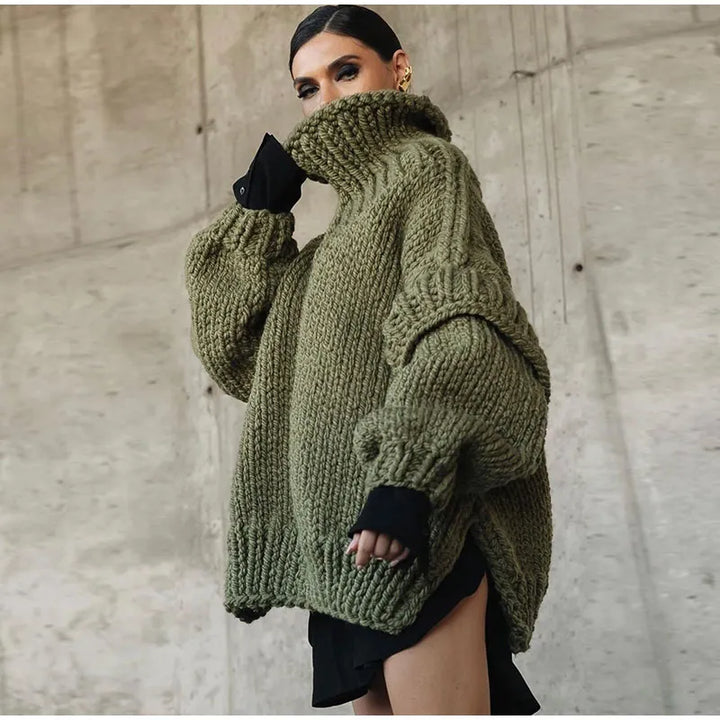 Drune | Chunky Strickpullover Oversized und Trendy Perfekt Für Den Herbst