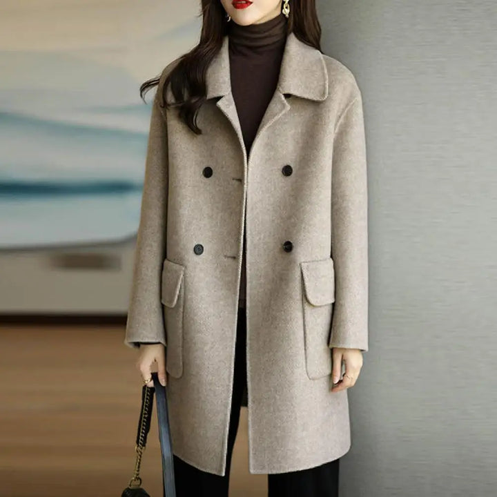 Drune | Eleganter Wollmantel für Damen