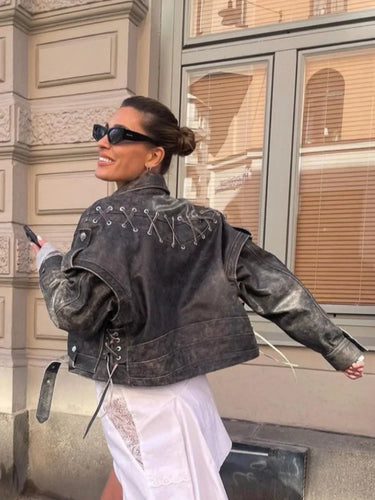 Drune | Sieh Vegan Lederjacke Timeless und Nachhaltig