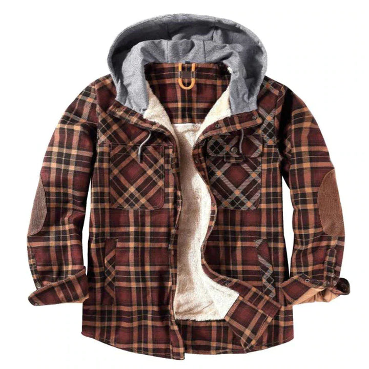Drune | Karierte Herrenjacke